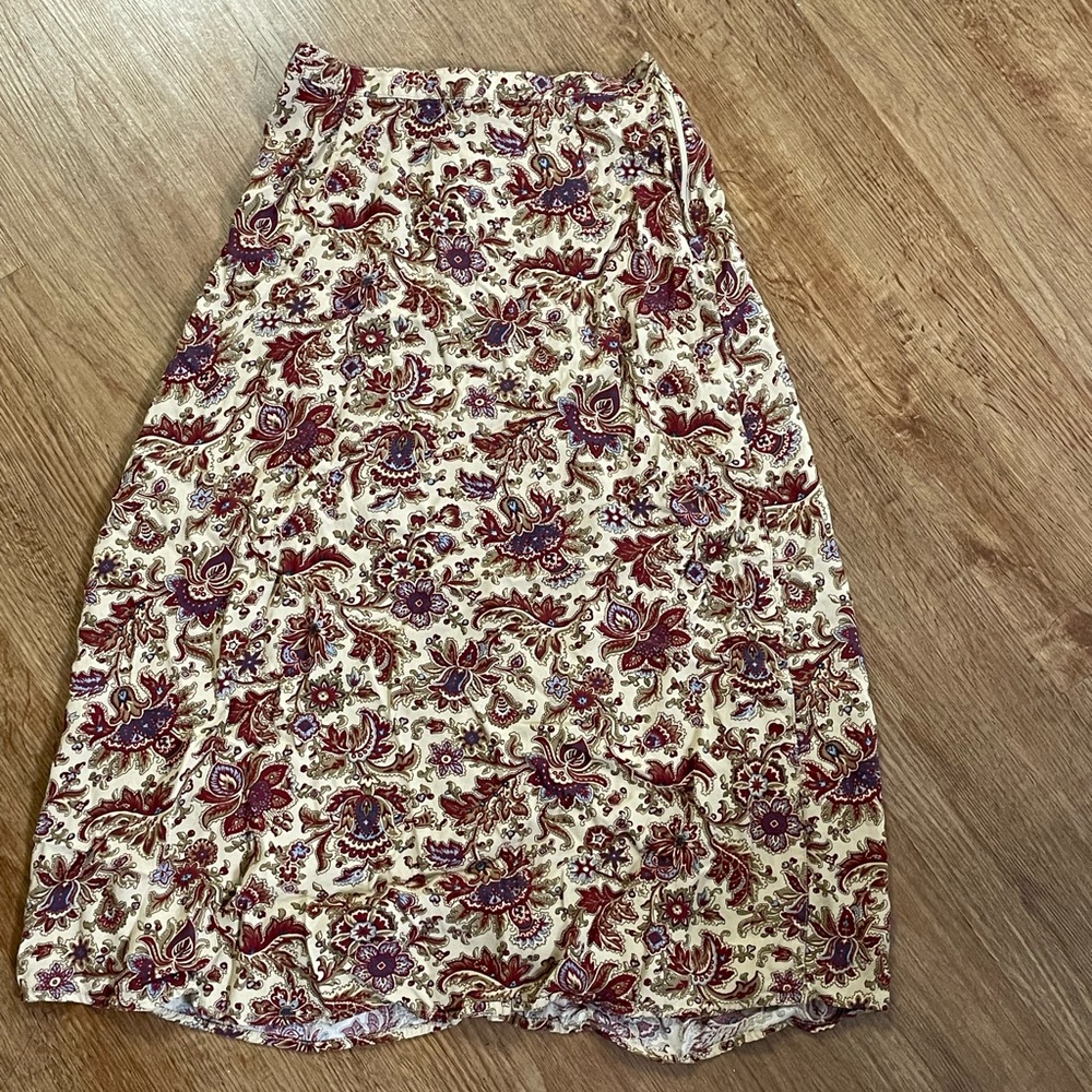 Vintage Liz Claiborne mid floral skirt